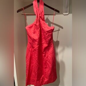 Banana Republic Halter Coral Dress